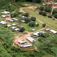Aerial view of Camp Citron, Montagne d'Or